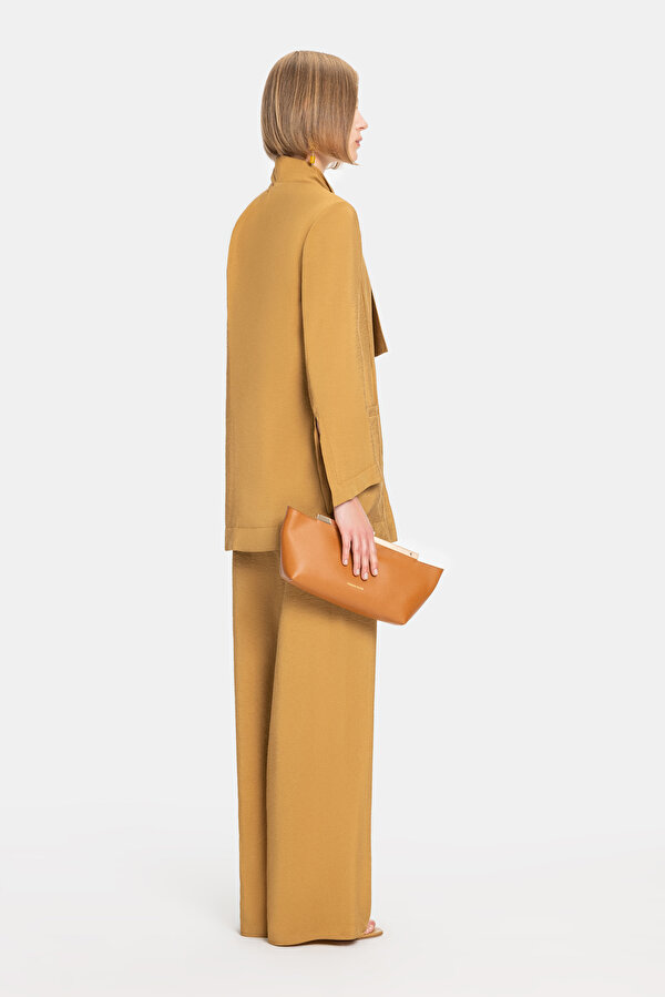 CAMEL SHAWL COLLAR JACKET 2