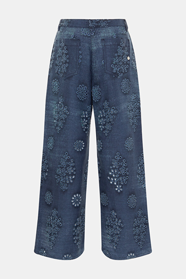 LACİVERT BOL PAÇA PANTOLON 6