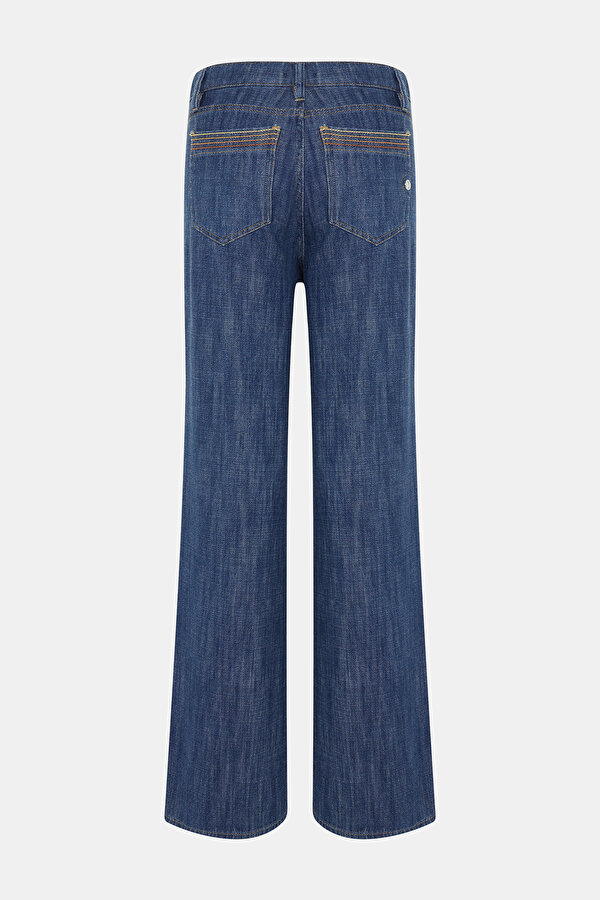 LACİVERT DÜZ KESİM JEAN PANTOLON 6