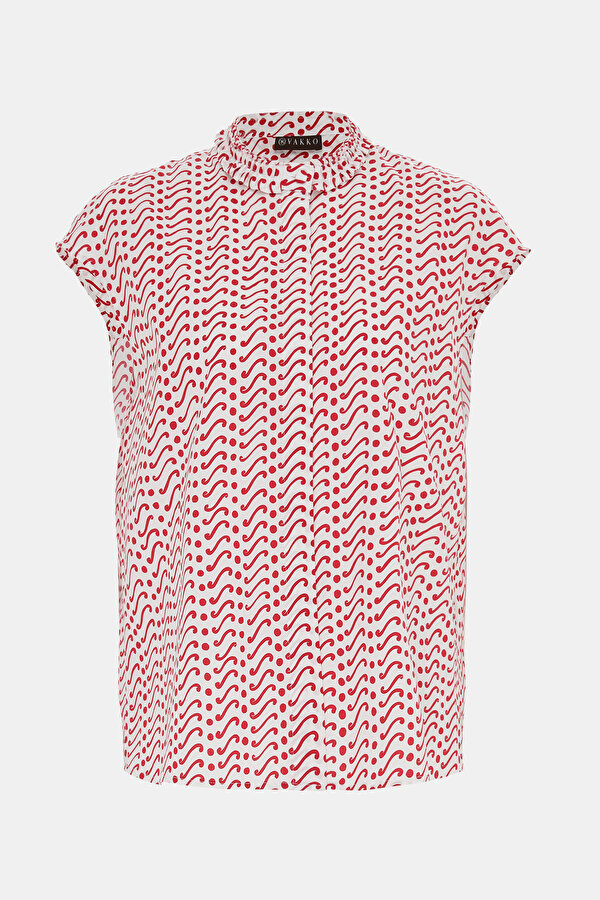 ECRU OFF THE SHOULDER SHIRT