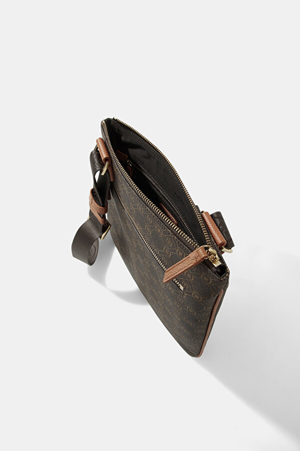 TAN MONOGRAM BAG 6