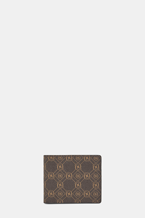 BLACK MONOGRAM WALLET