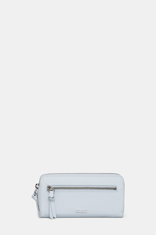 BLUE MONOGRAM WALLET