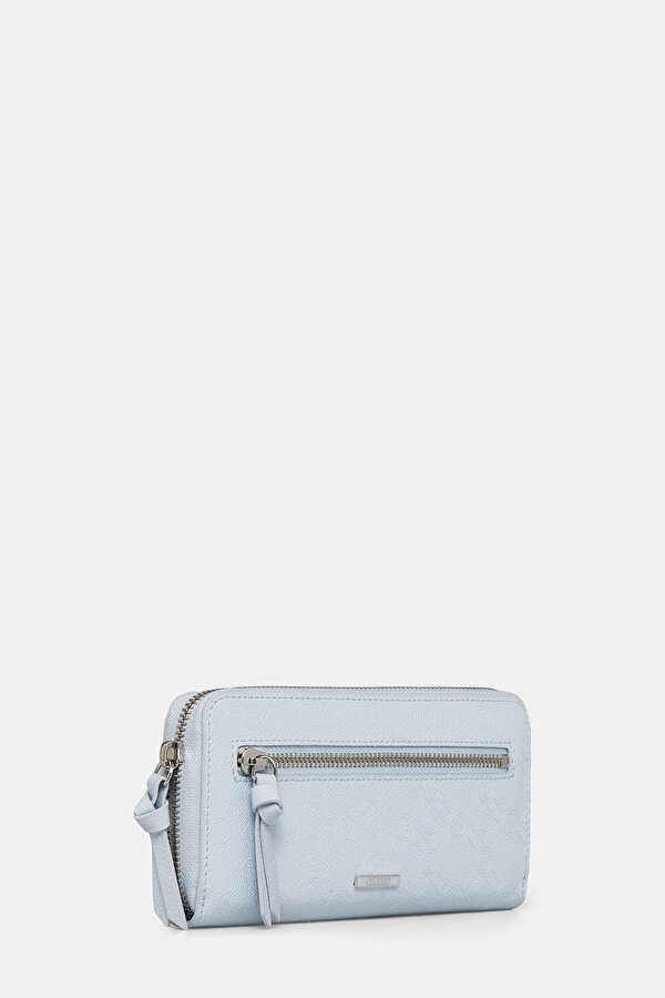 BLUE MONOGRAM WALLET 2