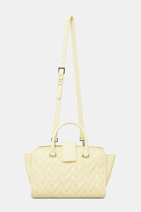 YELLOW MONOGRAM LEATHER BAG 2