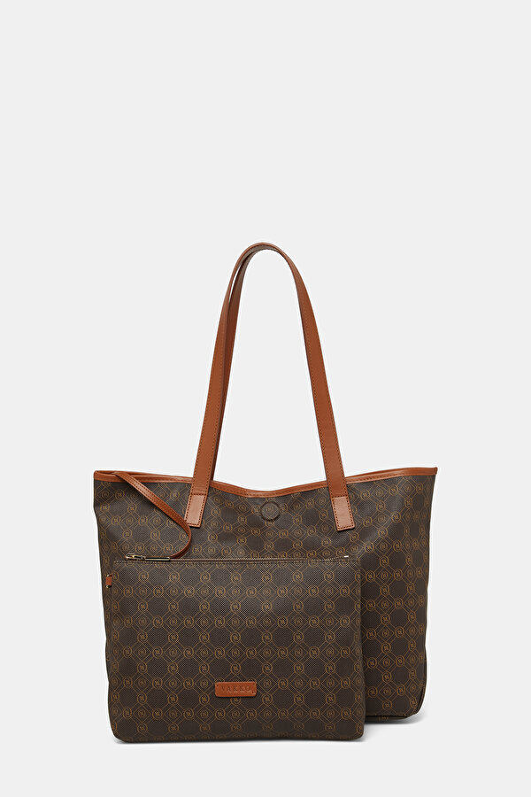 TAN MONOGRAM BAG