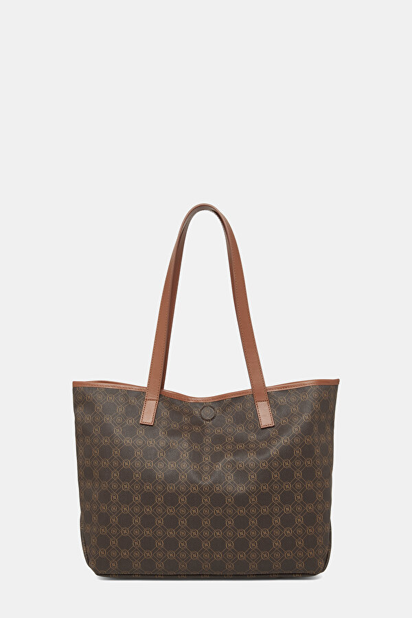 TAN MONOGRAM BAG 2