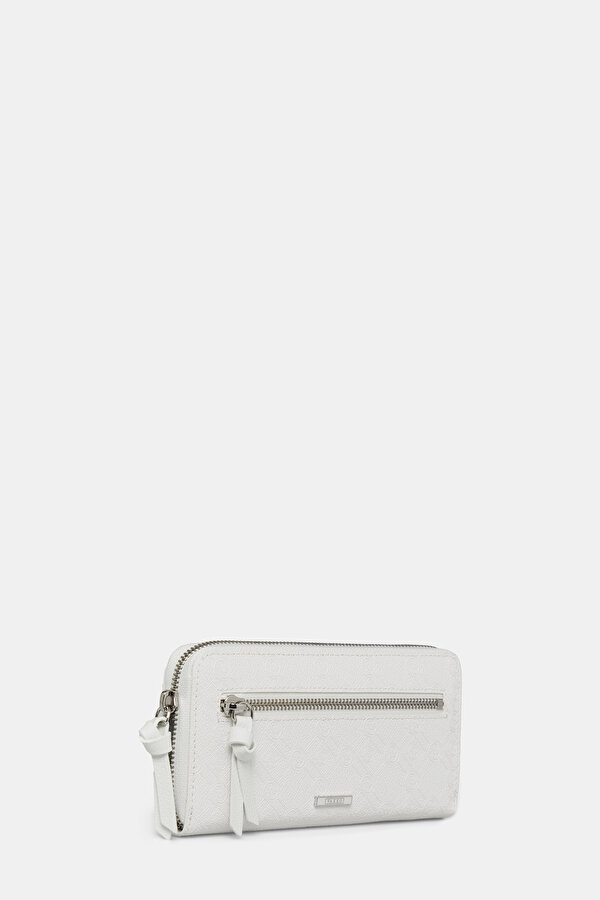 WHITE MONOGRAM WALLET 2