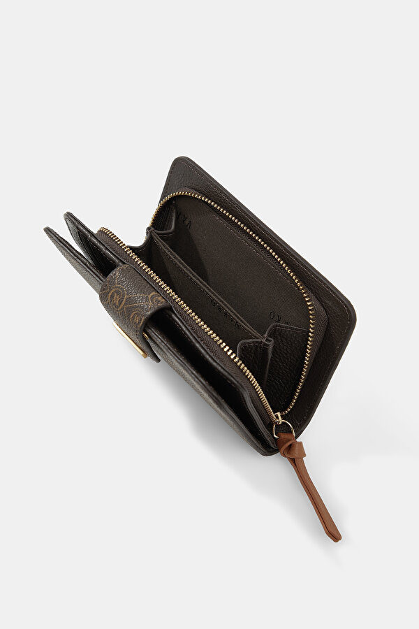 TAN MONOGRAM WALLET 6