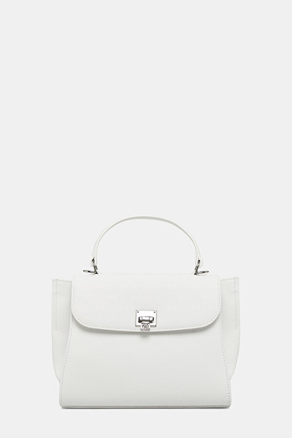 WHITE MONOGRAM BAG