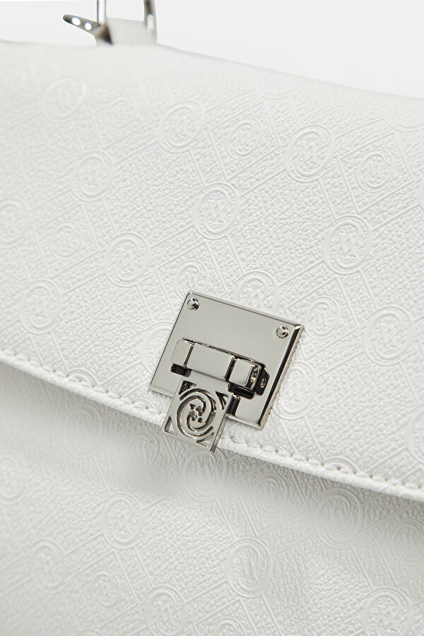WHITE MONOGRAM BAG 6