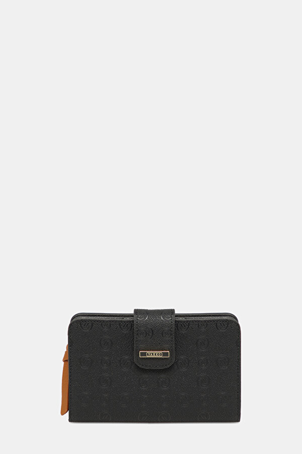 TAN MONOGRAM WALLET