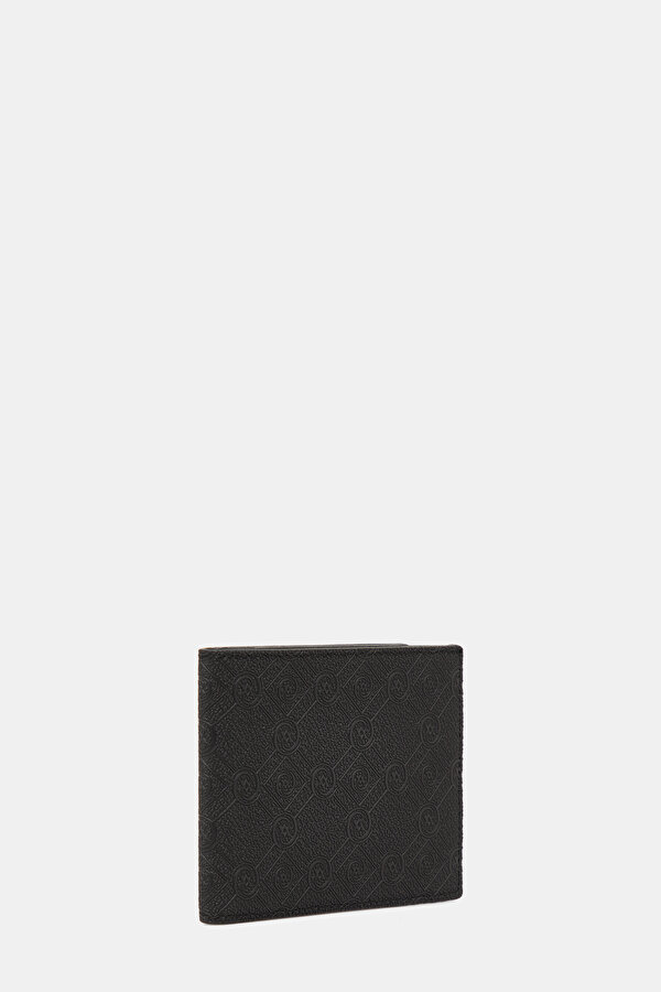 BLACK MONOGRAM WALLET 2