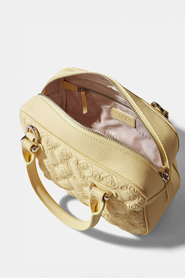 SARI MONOGRAM DERİ ÇANTA 7