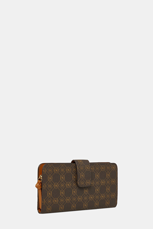 TAN MONOGRAM WALLET 2