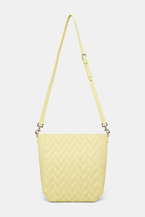 YELLOW MONOGRAM LEATHER BAG 2
