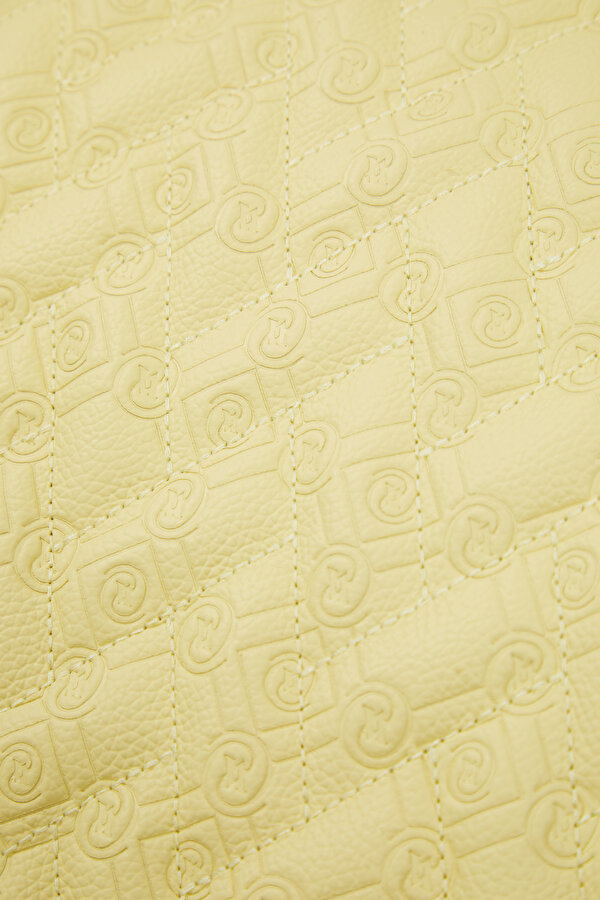 YELLOW MONOGRAM LEATHER BAG 7