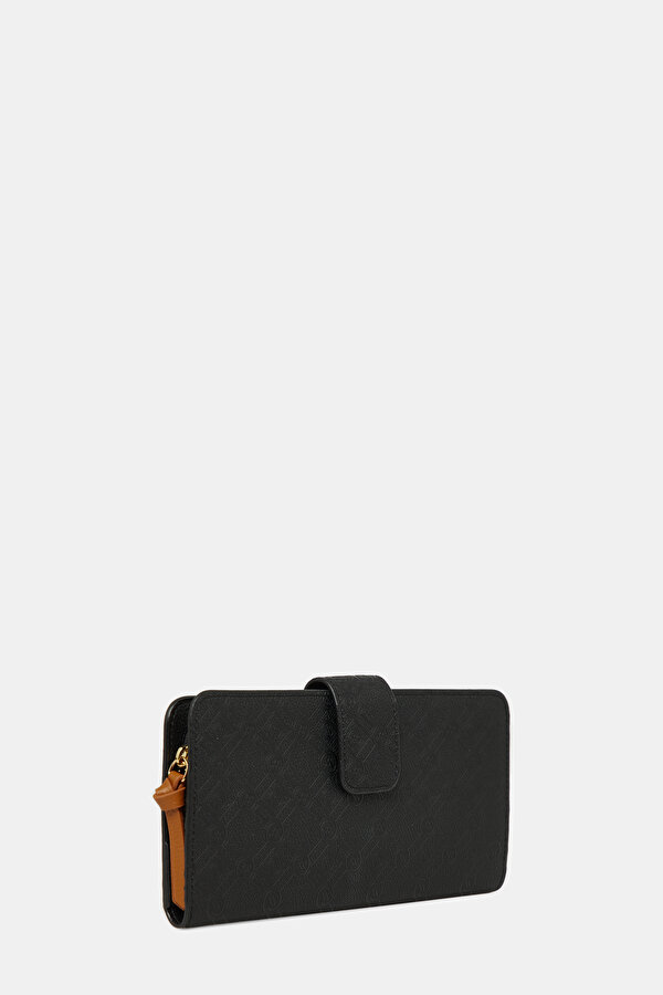 BLACK MONOGRAM WALLET 2