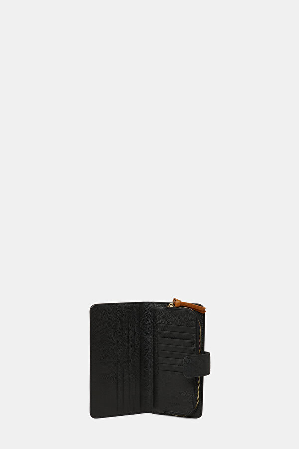 BLACK MONOGRAM WALLET 6
