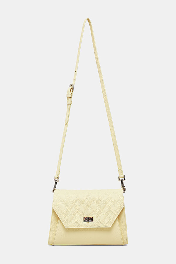 YELLOW MONOGRAM LEATHER BAG 2