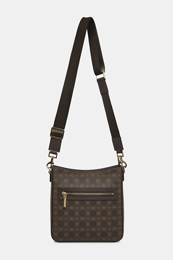 BEIGE MONOGRAM LEATHER BAG 2