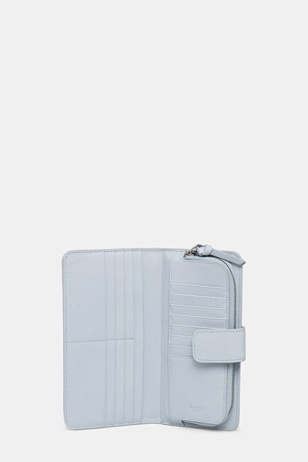 BLUE MONOGRAM WALLET 6