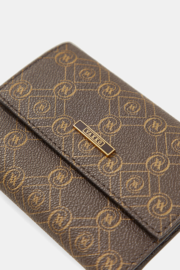 BEIGE MONOGRAM WALLET 7
