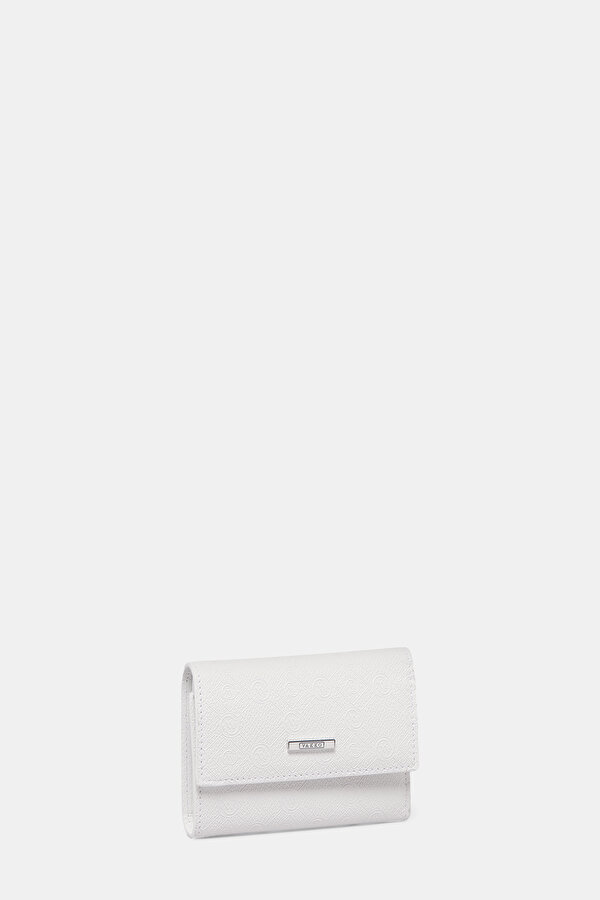 WHITE MONOGRAM WALLET 2