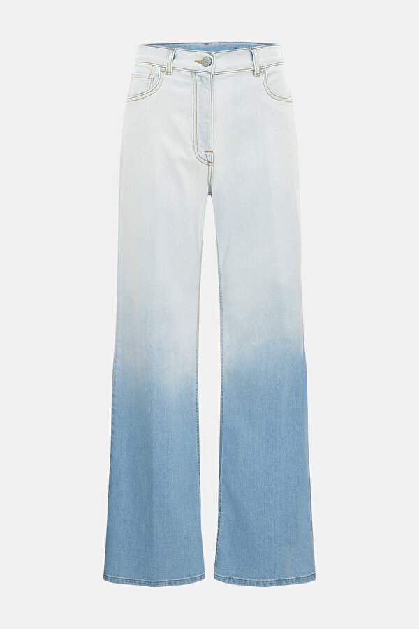 MAVİ DEGRADE BOL JEAN PANTOLON 6