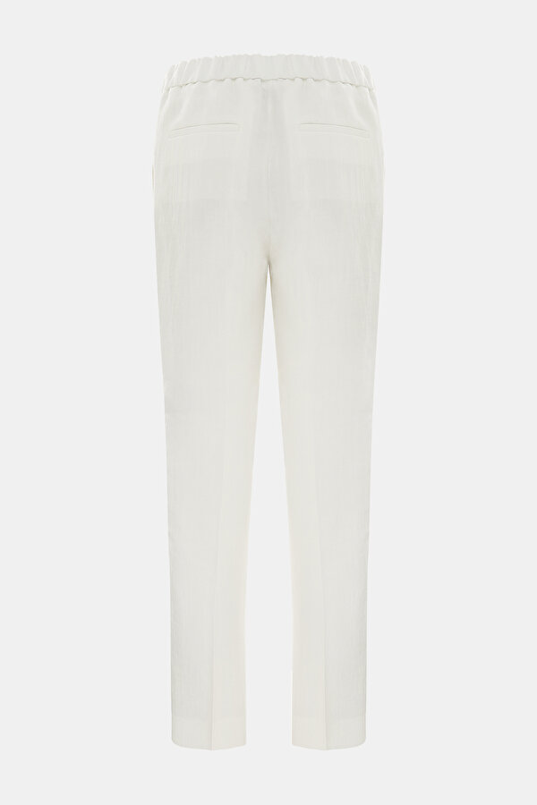 ECRU SKINNY LEG TROUSERS 6
