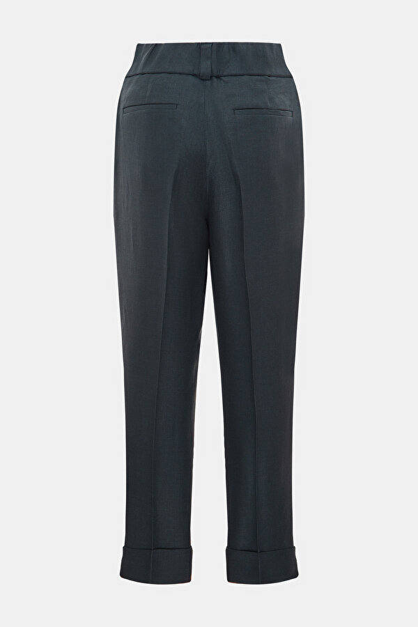 LACİVERT KETEN PANTOLON 6