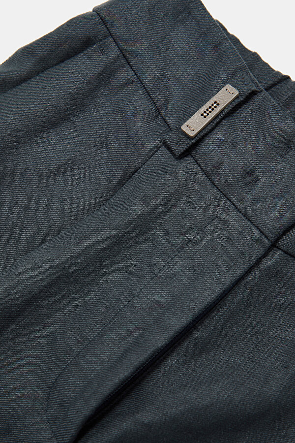 LACİVERT KETEN PANTOLON 7