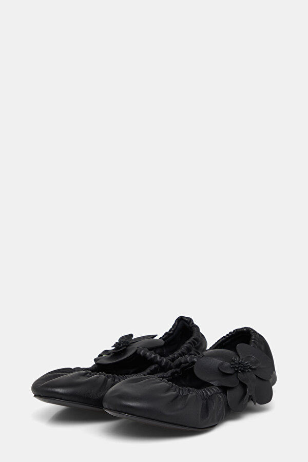 BLACK FLAT SHOES 2