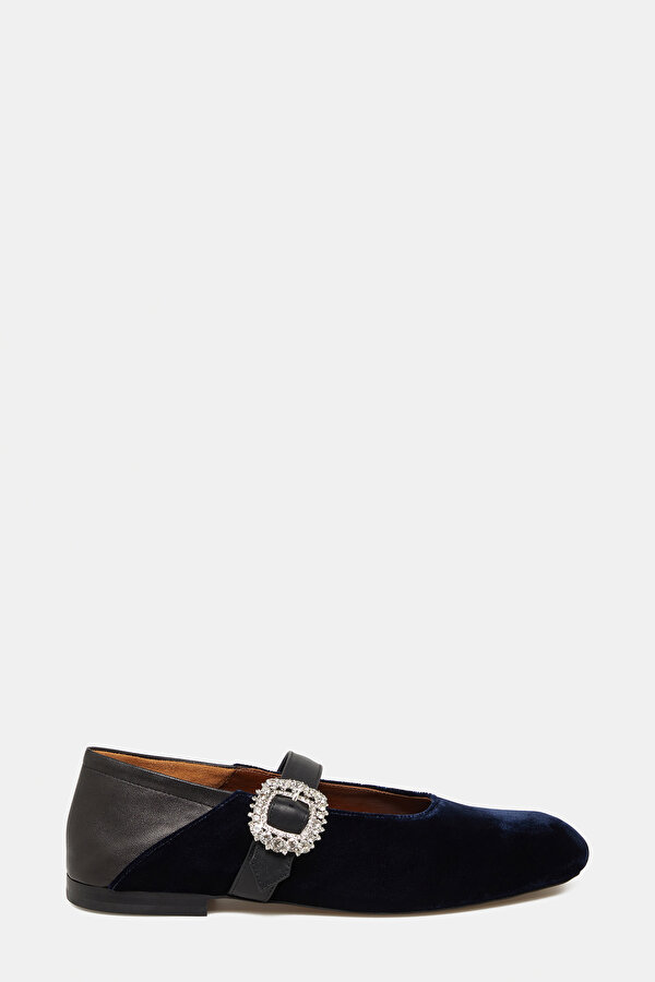 NAVY BLUE FLAT SHOESS