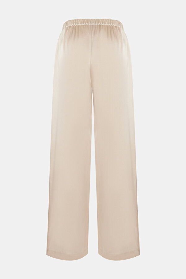 BEIGE WIDE LEG TROUSERS 6