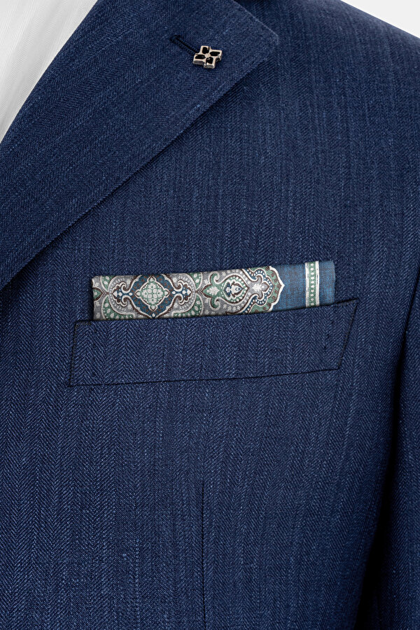 ÇİFT TARAFLI DESENLİ İPEK MENDİL 2