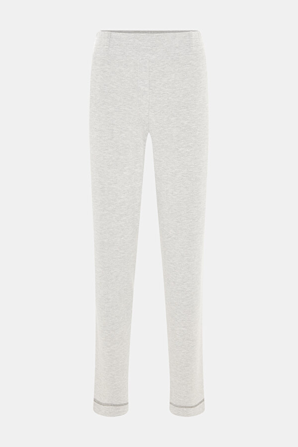 WHITE WIDE LEG SPORTS TROUSERS