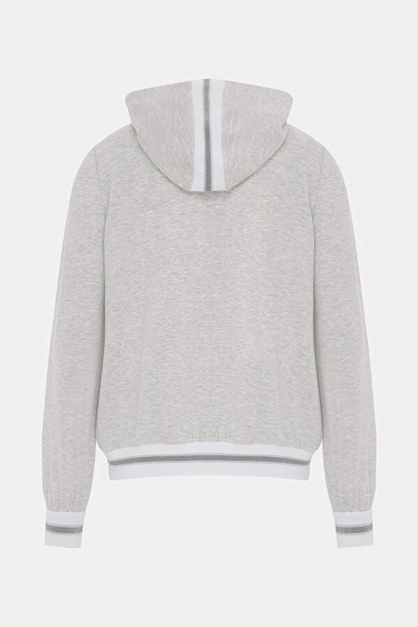 WHITE HOODIE SWEATSHIRT 2