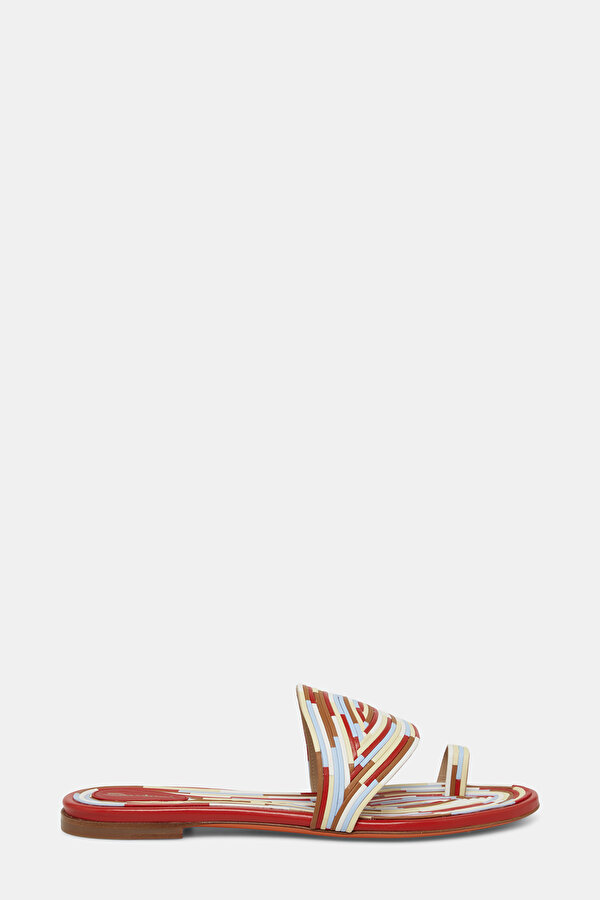 YELLOW LEATHER SLIPPER