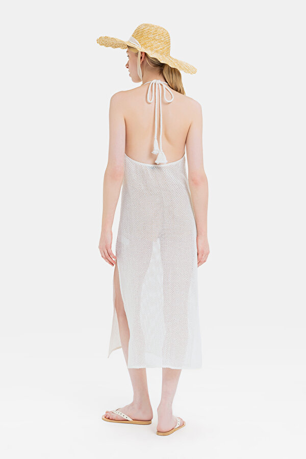 ECRU SLEEVELESS DRESS 2