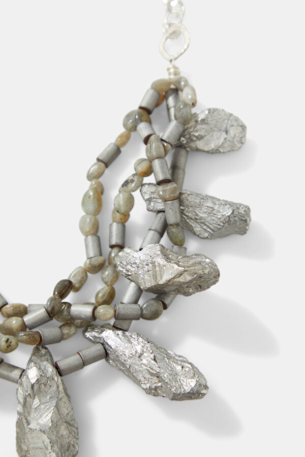 GREY STONE NECKLACE 2