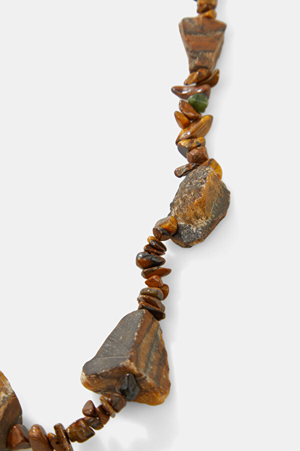 BROWN STONE NECKLACE 2