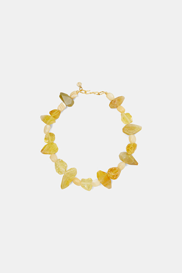 ORANGE STONE NECKLACE