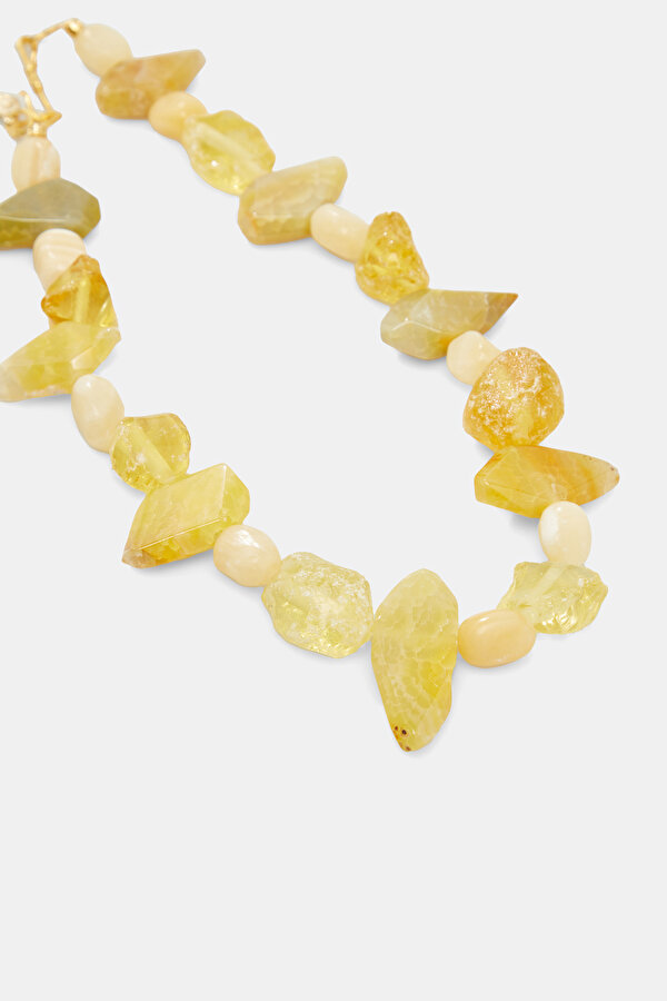 ORANGE STONE NECKLACE 2