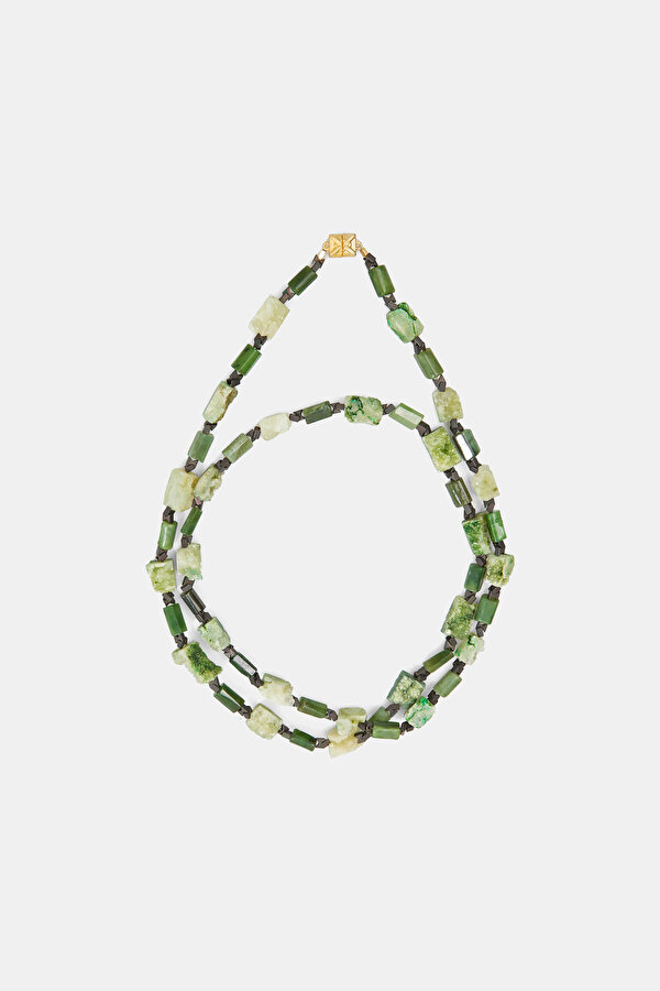 BROWN STONE NECKLACE 2
