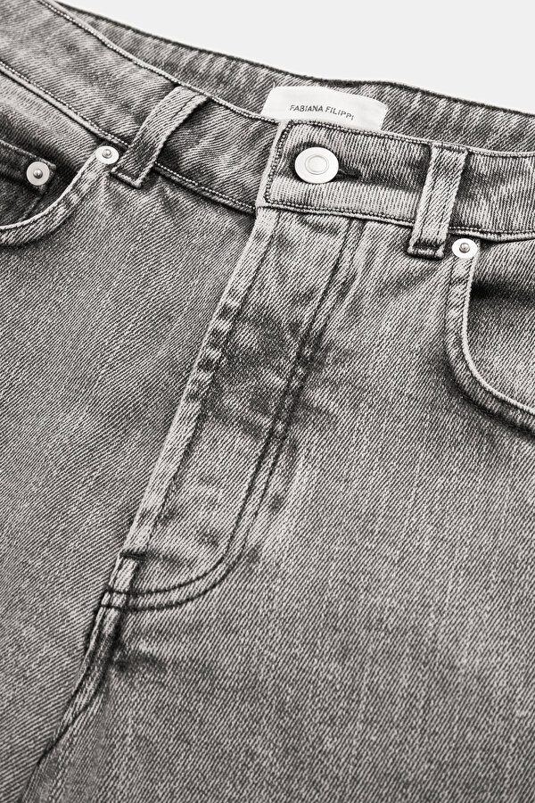GRİ DÜZ KESİM JEAN PANTOLON 7