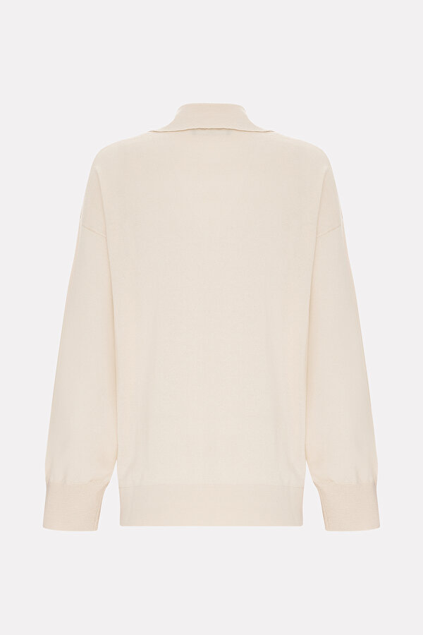 ECRU POLO NECK KNITWEAR 6