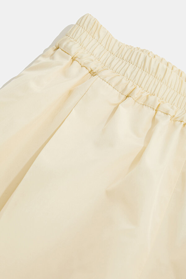 ECRU WIDE LEG TROUSERS 6