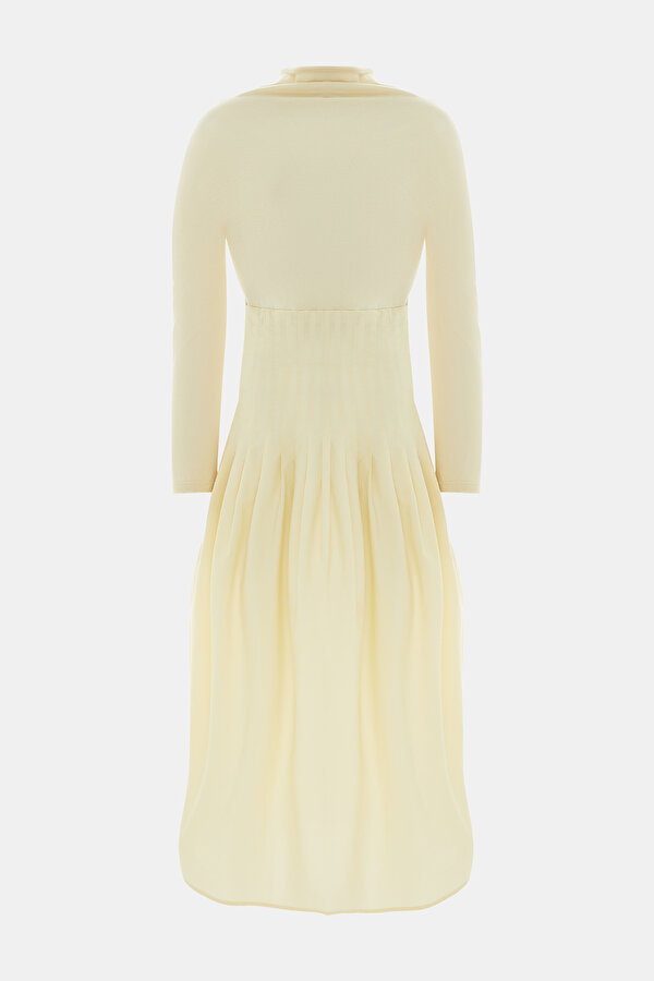 ECRU LONG SLEEVE DRESS