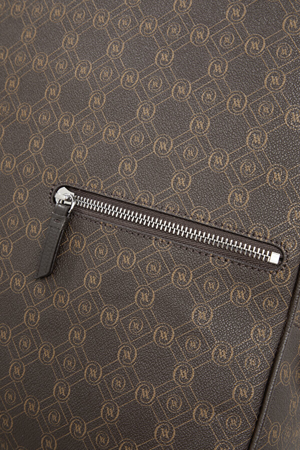 BEIGE MONOGRAM BAG 6